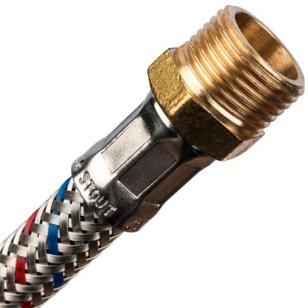 Water eyeliner Stout SHF-0067-081015, 3/8 "x1/2", external/internal thread, 60 sm, steel-1