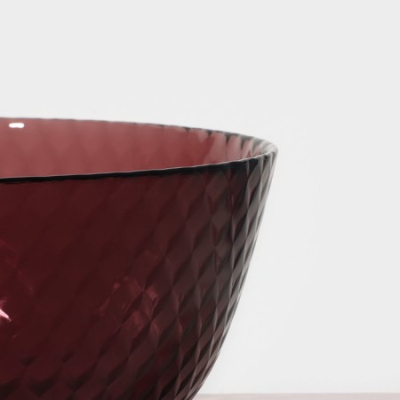 Glass Salad "idyll", d = 23 cm, lilak color-2