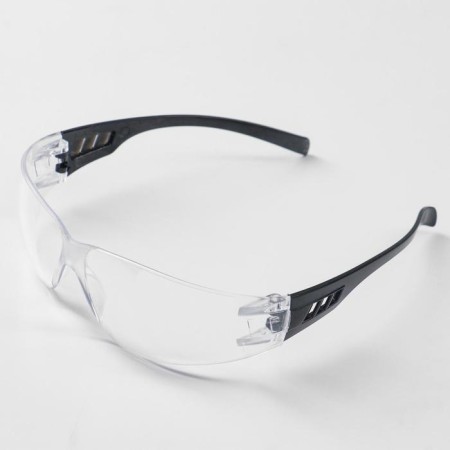 Glasses protective "source" open type classic (transparent) with a black hand-1