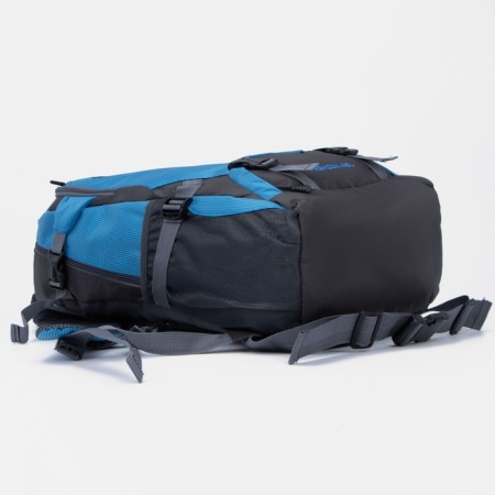 Tourist backpack on lightning, 22/27 l, 3 external pockets, with extension, blue color-2