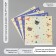 Scrapbooking paper bilateral "Forest animals and mots" density 180 grams set 5 pcs 30.5x32 cm