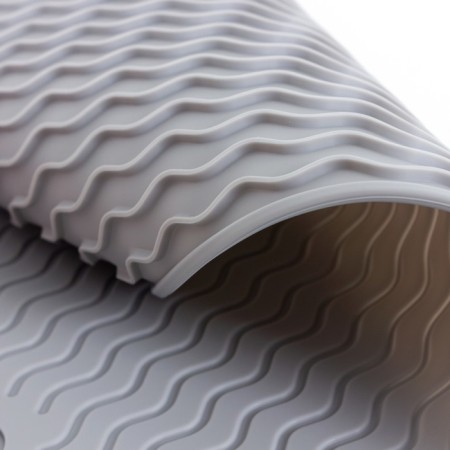 Silicone rug for drying dishes Joy Home, 40x30 cm, gray-5