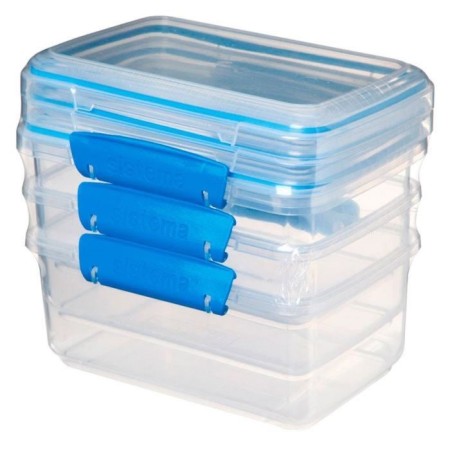 SISTEMA containers set, blue, 1 liter, 3 pcs.-1