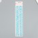Sticker of rhinestones plastic "circles with microbiser" MIX 31.5x6.7 cm