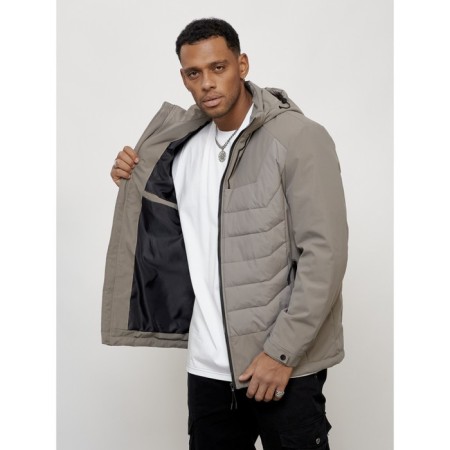 Male spring jacket, size 50, gray color-13