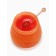 Moisturizing lip balm with strawberries