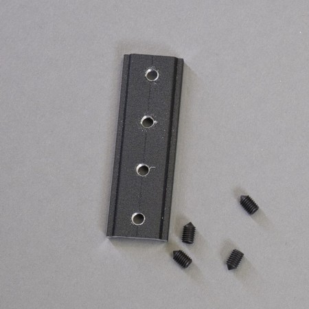 NOVOTECH connecting bar. Flum, 70x22x5 mm, black color-2
