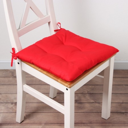 Sitting for chair Ethel New Year Collection 42x42 cm, central red, 100% hl, sarzha 190 g/m2-4