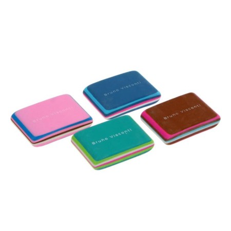 Happygraphix Sandwitch Eraser, rectangular, mix-2