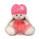 Soft toy "Bunny mi in a skirt from a grid", 15 cm