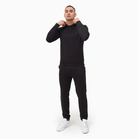 Male costume (hoodies, trousers) minku "confident" color black, size 52-4