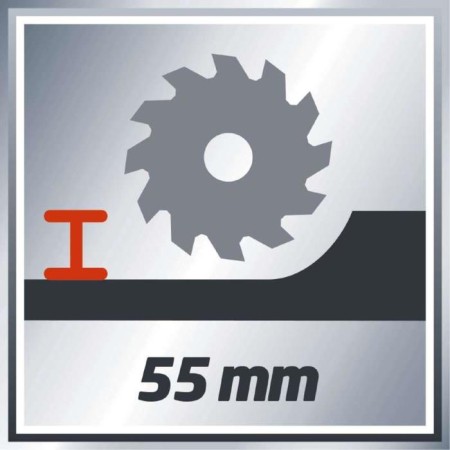 Circular saw Einhell TE-CS 165, 1200 W, 5500 rpm, 165x16 mm, cut 40/55 mm-2
