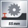 Circular saw Einhell TE-CS 165, 1200 W, 5500 rpm, 165x16 mm, cut 40/55 mm