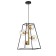 Suspended Indigo, 13005/A/4P Black. 4x40W, e27, 350x350x545/1345 mm, transparent color
