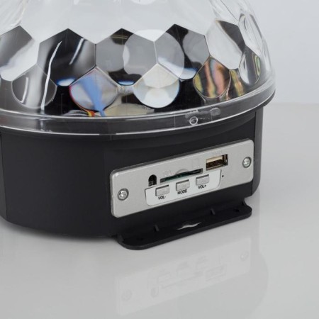 Light device "Crystal ball" 17.5 cm, speaker, glow RGB, 220 V-5