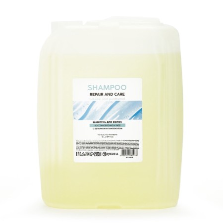 Hair shampoo Restoration and care, 5 liters