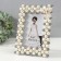 Photo frame 2059 10x15 cm "Pearls" plastic, col. silver