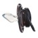 Nipple- Orthodotheral dummy with a cap, +12 months, black transparent
