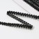 Decorative braid "Chanel", 8 mm, 10 ± 1 m, black/silver color