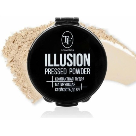 Face powder TF ILLUSION, compact, tone 01 pink-beige
