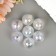 Beads for creativity Plastic "Pearl" Transparent "set of 20 g 1.6x1.6 cm