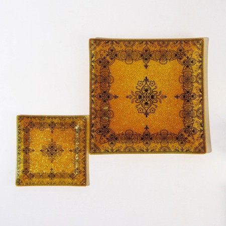 Table set, 7 items: 30 × 30 cm - 1 pc, 18 × 18 cm - 6 pcs-1