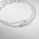 Assorted “Noel” bracelet shine, the color of the rainbow-white in silver