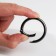 Karabin ring, d = 32/40 mm, thickness - 4 mm, 5 pcs, black nickel color