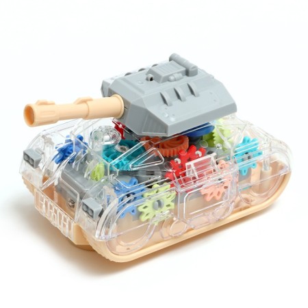 Gear tank, works on batteries, light and sound-1