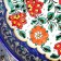 Largan Rishtan ceramics "Flowers", 37 cm, blue