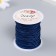 Contain cord on the bobin "Dark blue" winding 10 m thick 3 mm 4.3x4.7x4.7 cm