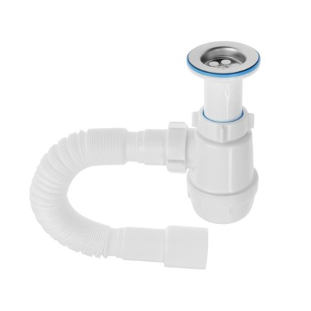 Siphon for sipi "Ani Plast" Varangian VA0515, 1 1/2 "x 40 mm, with corrugation 40 x 40/50 mm