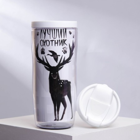 Thermost man with the insert "Best Hunter", 350 ml-2