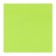 Block with a sticky edge of 76 mm x 76 mm, 80 sheets, fluorescent, green