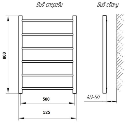 Rolarmist Electric Tera "Most", 500x800 mm, 6 crossbars-3