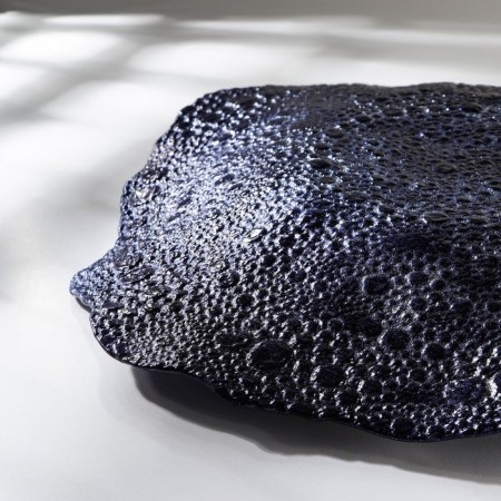 Serving dish Galaxy, D = 30 cm, blue color-2