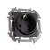 LEGRAND Inspiria socket, 2 K+ 3, 16 A, 250 V, Anthracite