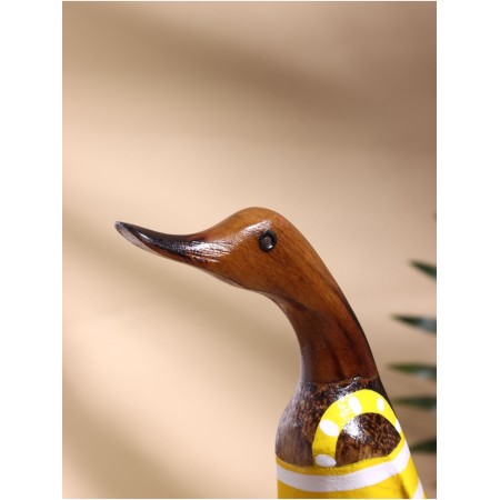 Souvenir "Duck in a swimsuit" wood 27 cm-3