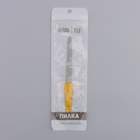 Metal file for nails, 15 cm, golden color-3