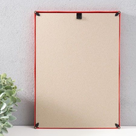 Photo frame plastic 21x30 cm 3 series, red-3
