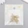 Decor for creativity metal, rhinestones "crown" gold 2x2 cm