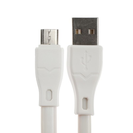 BYZ BL -625, microUSB cable - USB, 2.1 a, 1.2 m, PVC, white-1