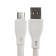 BYZ BL -625, microUSB cable - USB, 2.1 a, 1.2 m, PVC, white