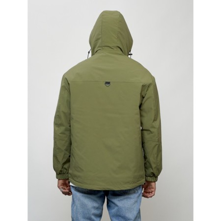 Male spring jacket, size 58, green color-5