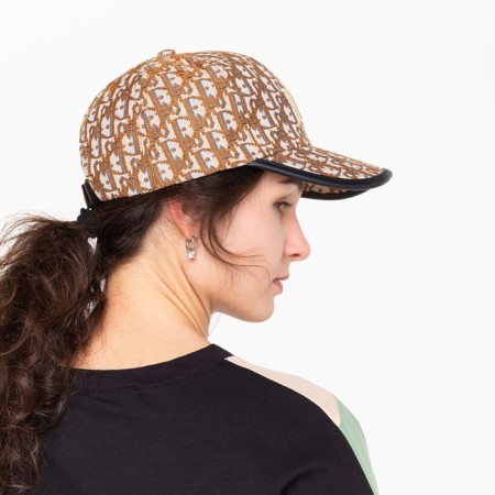 Baseball cap, milk/brown color, size 56-58-2