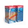 Ballic handle Erichkrause R-301 Orange Stick, node 0.7 mm, blue ink, letter line 2000 meters, barcode on the handle