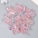 Busina Plastic for creativity "Crown" transparent pink 1.5x2.9x2.5 cm