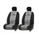 Autoshekhli universal Autoprofi TT-902J CHASS, PILEER, Jacquard, a set of 9 items, front row, rear row