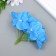 Flowers for decorating "hydrangea" blue 10x10 cm