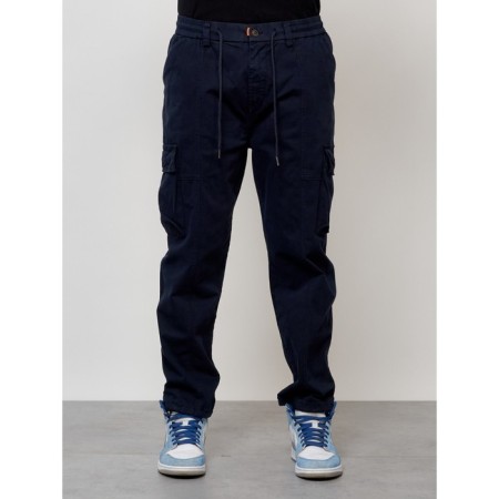 Cargo jeans, size 56, dark blue color-4